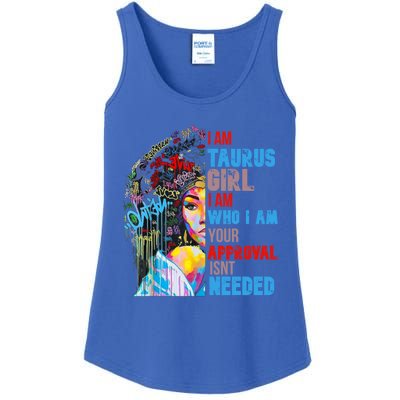 I Am Cute Taurus Black Afro Queen African Gift Ladies Essential Tank