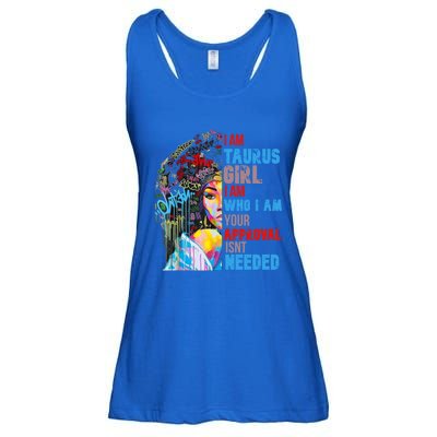 I Am Cute Taurus Black Afro Queen African Gift Ladies Essential Flowy Tank