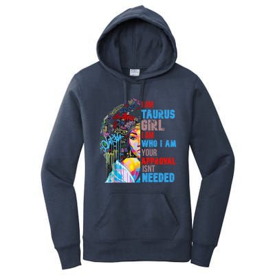 I Am Cute Taurus Black Afro Queen African Gift Women's Pullover Hoodie