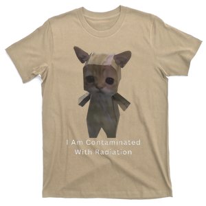 I Am Contaminated With Radiation Cat Funny Oddly Specific T-Shirt