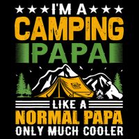 I´m A Camping Papa Like A Normal Papa Only Much Cooler Cooling Performance Crew T-Shirt