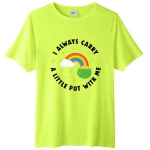 I Always Carry A Little Pot With Me Rainbow St Patricks Day Tall Fusion ChromaSoft Performance T-Shirt