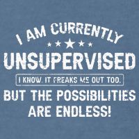 I Am Currently Unsupervised But Possibilities Are Endless Garment-Dyed Sweatshirt