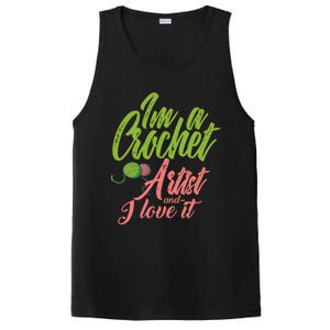 I'm A Crochet Artist And Love It Crocheting Lover Gift Meaningful Gift PosiCharge Competitor Tank