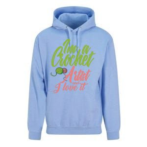 I'm A Crochet Artist And Love It Crocheting Lover Gift Meaningful Gift Unisex Surf Hoodie