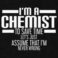 I'M A Chemist To Save Time Let'S Assume That I'M Never Wrong Ladies PosiCharge Tri-Blend Wicking Tank