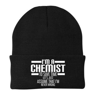 I'M A Chemist To Save Time Let'S Assume That I'M Never Wrong Beanie