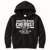 I'M A Chemist To Save Time Let'S Assume That I'M Never Wrong Kids Hoodie