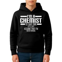 I'M A Chemist To Save Time Let'S Assume That I'M Never Wrong Kids Hoodie