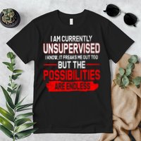 I Am Currently Unsupervised The Possibilities Are Endless Premium T-Shirt