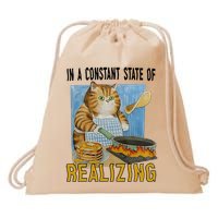 In A Constant State Of Realizing Drawstring Bag
