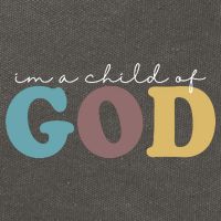 Im A Child Of God Christianity Cotton Canvas Backpack