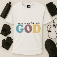 Im A Child Of God Christianity Cooling Performance Crew T-Shirt