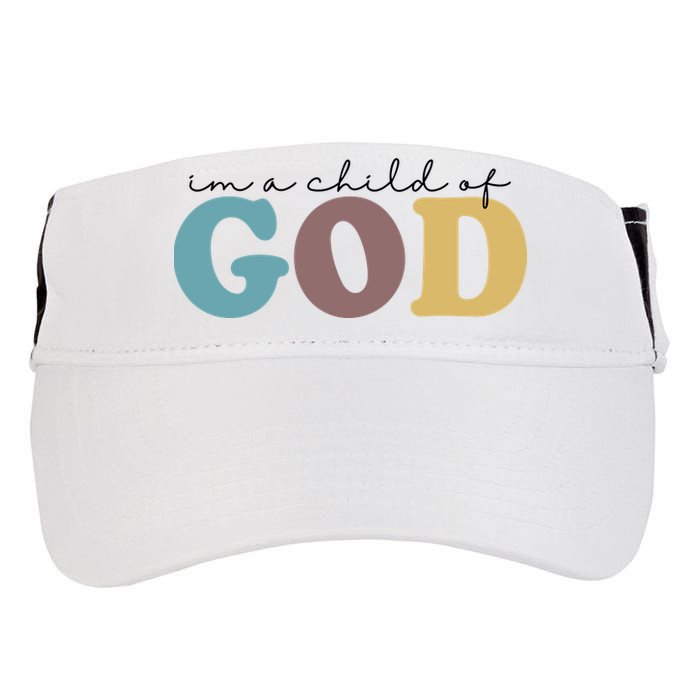 Im A Child Of God Christianity Adult Drive Performance Visor