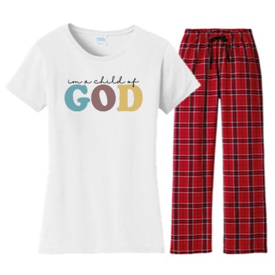 Im A Child Of God Christianity Women's Flannel Pajama Set