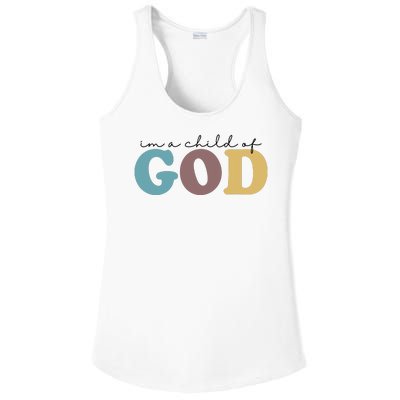 Im A Child Of God Christianity Ladies PosiCharge Competitor Racerback Tank