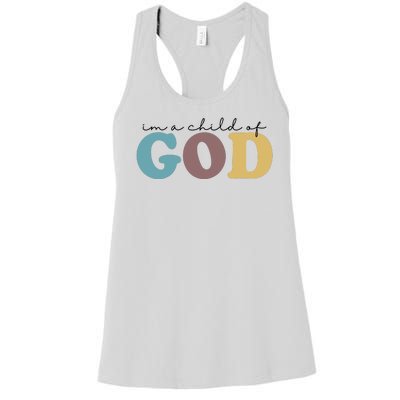 Im A Child Of God Christianity Women's Racerback Tank