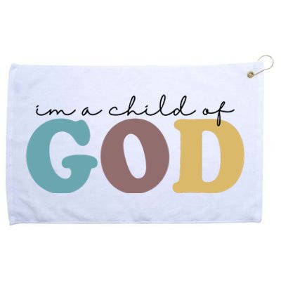 Im A Child Of God Christianity Grommeted Golf Towel