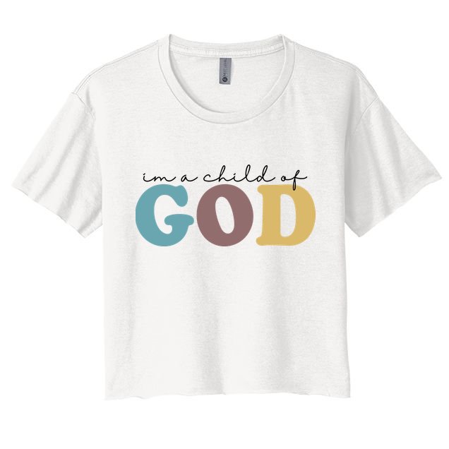 Im A Child Of God Christianity Crop Top
