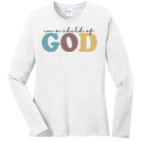 Im A Child Of God Christianity Ladies Long Sleeve Shirt