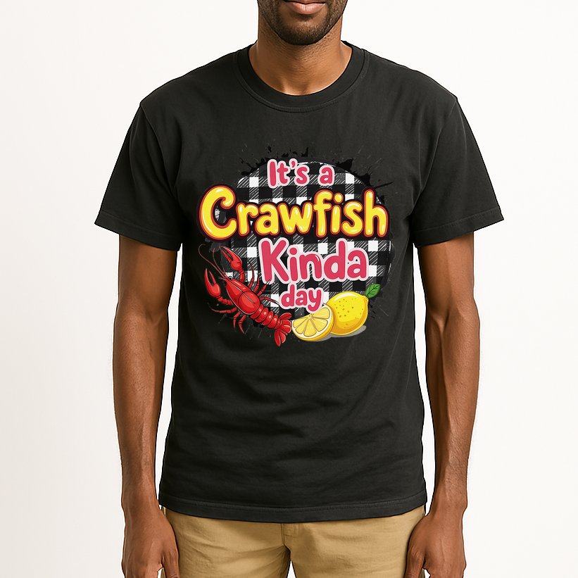 Its A CrawFish Kinda Day Crawfish Funny Louisiana Seafood Tall T-Shirt