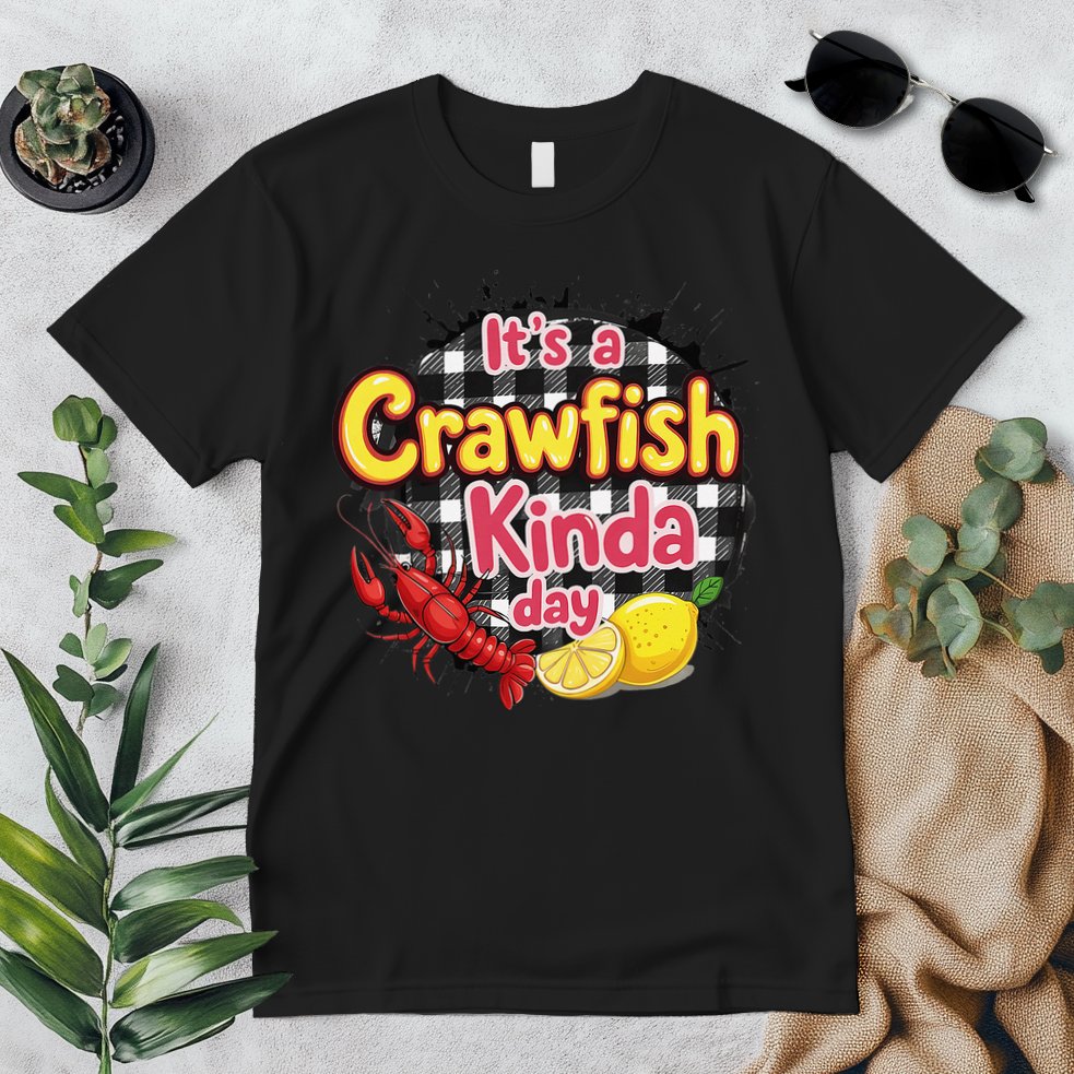 Its A CrawFish Kinda Day Crawfish Funny Louisiana Seafood Premium T-Shirt