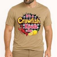 Its A CrawFish Kinda Day Crawfish Funny Louisiana Seafood Cooling Performance Crew T-Shirt