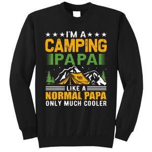 i´m a camping papa like a normal papa only much cooler Sweatshirt