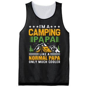 i´m a camping papa like a normal papa only much cooler Mesh Reversible Basketball Jersey Tank