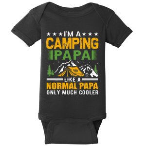 i´m a camping papa like a normal papa only much cooler Baby Bodysuit