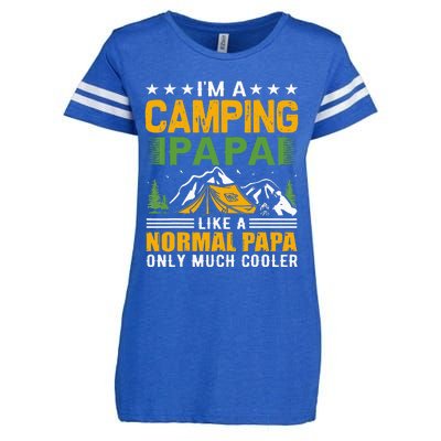 i´m a camping papa like a normal papa only much cooler Enza Ladies Jersey Football T-Shirt