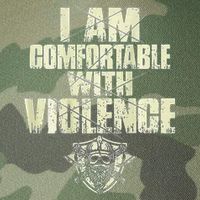 I Am Comfortable With Violence Legacy Tie Dye Trucker Hat