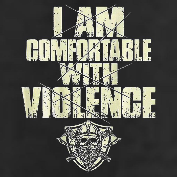 I Am Comfortable With Violence Cool Comfort Performance Bucket Hat