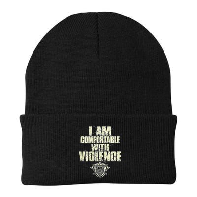 I Am Comfortable With Violence Beanie