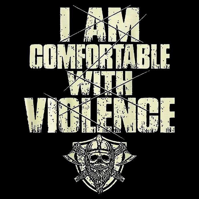 I Am Comfortable With Violence Toddler T-Shirt