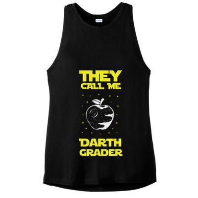 I Am Darth Grader Sci Fi Space Ladies PosiCharge Tri-Blend Wicking Tank