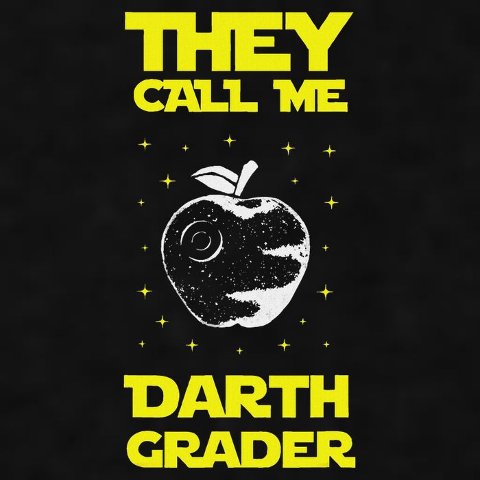 I Am Darth Grader Sci Fi Space Ladies PosiCharge Tri-Blend Wicking Tank