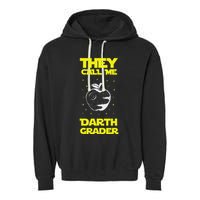 I Am Darth Grader Sci Fi Space Garment-Dyed Fleece Hoodie
