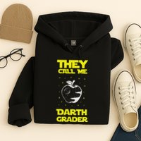 I Am Darth Grader Sci Fi Space Hoodie