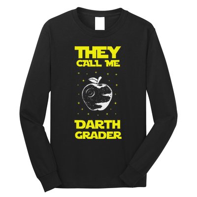 I Am Darth Grader Sci Fi Space Long Sleeve Shirt