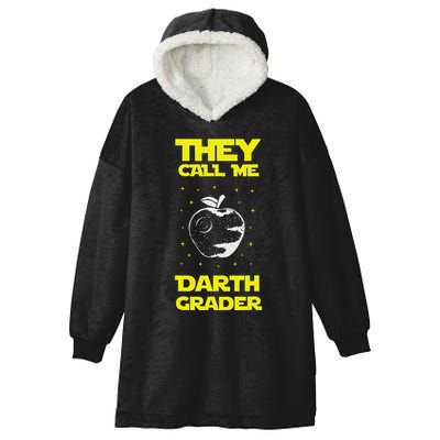 I Am Darth Grader Sci Fi Space Hooded Wearable Blanket
