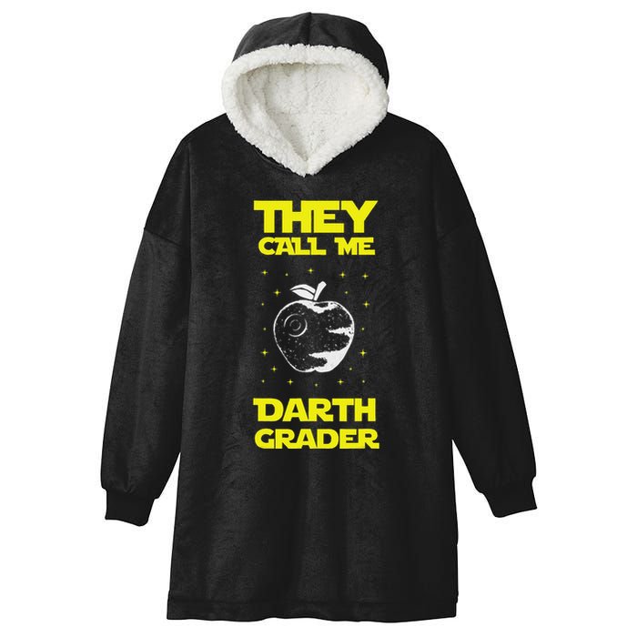 I Am Darth Grader Sci Fi Space Hooded Wearable Blanket