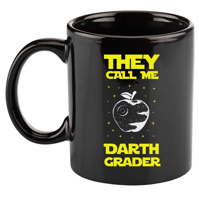 I Am Darth Grader Sci Fi Space 11oz C Handle Ceramic Mug