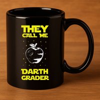 I Am Darth Grader Sci Fi Space 11oz C Handle Ceramic Mug