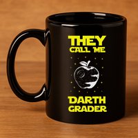 I Am Darth Grader Sci Fi Space 11oz C Handle Ceramic Mug