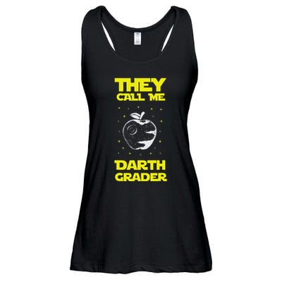 I Am Darth Grader Sci Fi Space Ladies Essential Flowy Tank