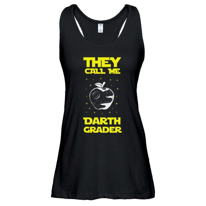I Am Darth Grader Sci Fi Space Ladies Essential Flowy Tank