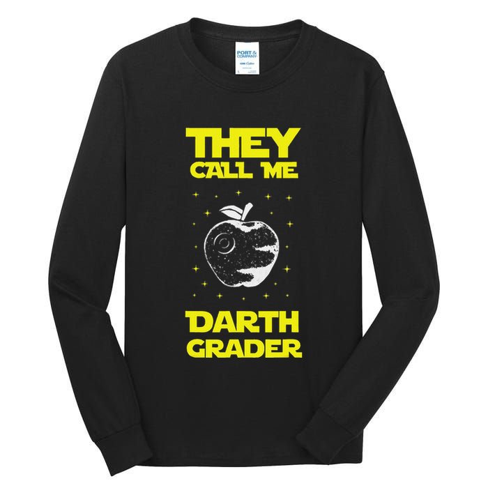 I Am Darth Grader Sci Fi Space Tall Long Sleeve T-Shirt