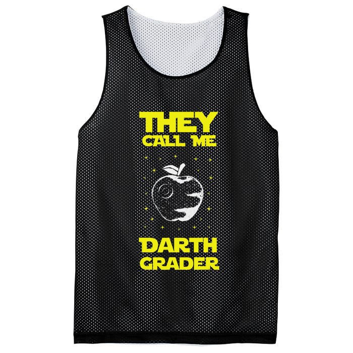 I Am Darth Grader Sci Fi Space Mesh Reversible Basketball Jersey Tank
