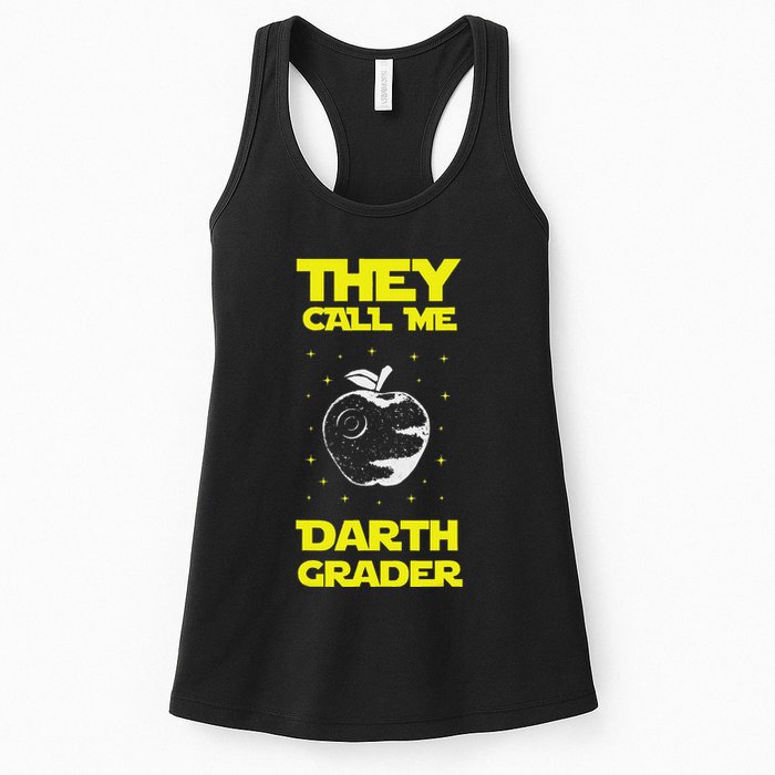 I Am Darth Grader Sci Fi Space Womens Tank Top